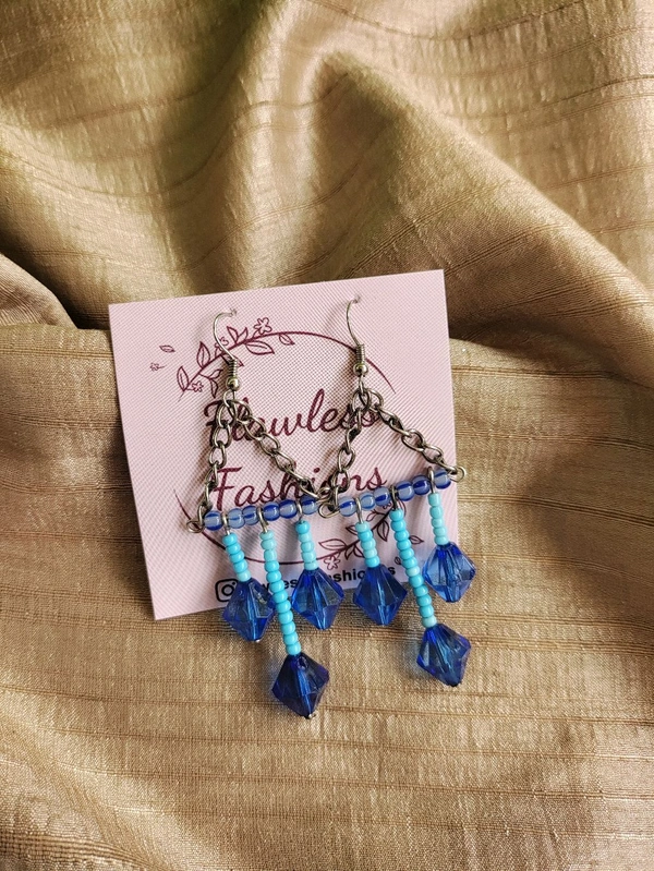 Square Bead Jumka - Malibu
