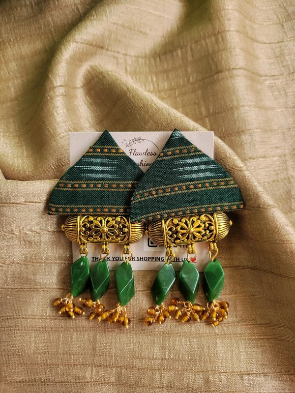 Green Tabiz Beads - Japanese Laurel
