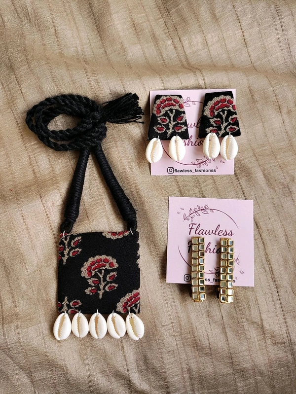 Cowries Neckpiece Combo - Mine Shaft