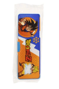 Dragon Ball Z Multipurpose Pencil Box with Calculator & Dual Sharpener – Kids School Stationery Case