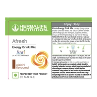 HERBALIFE AFRESH ENERGY DRINK ELAICHI 