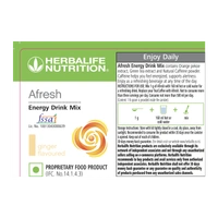 HERBALIFE AFRESH ENERGY DRINK GINGER