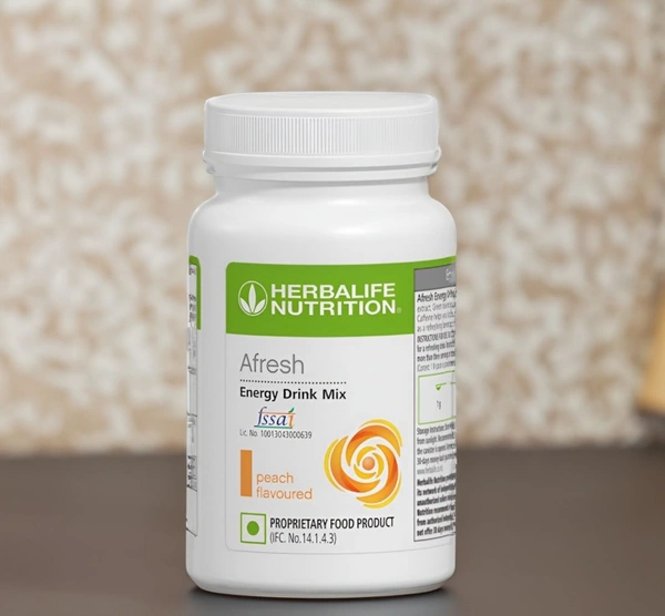 HERBALIFE AFRESH ENERGY DRINK PEACH 