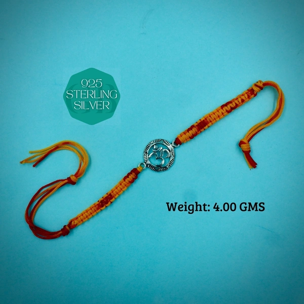 Round OM Rakhi
