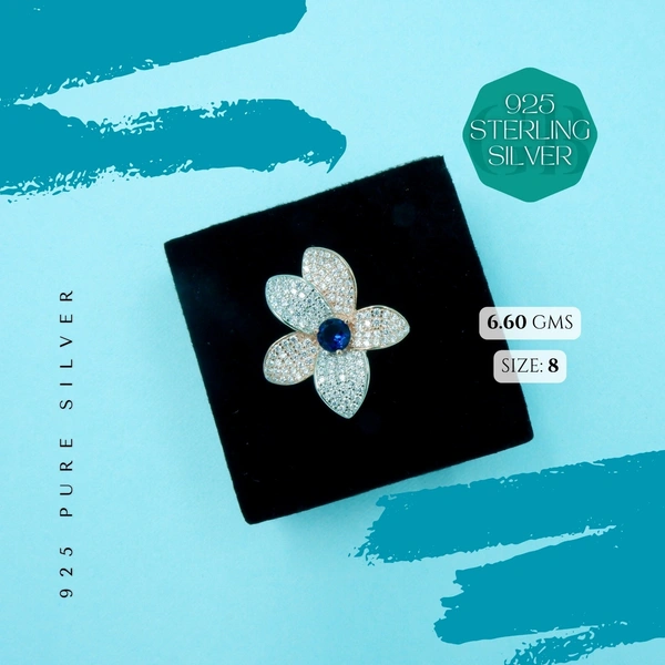 Cocktail Blue flower - 8, 6.6