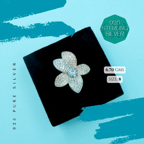 Cocktail Silver flower - 8, 6.7