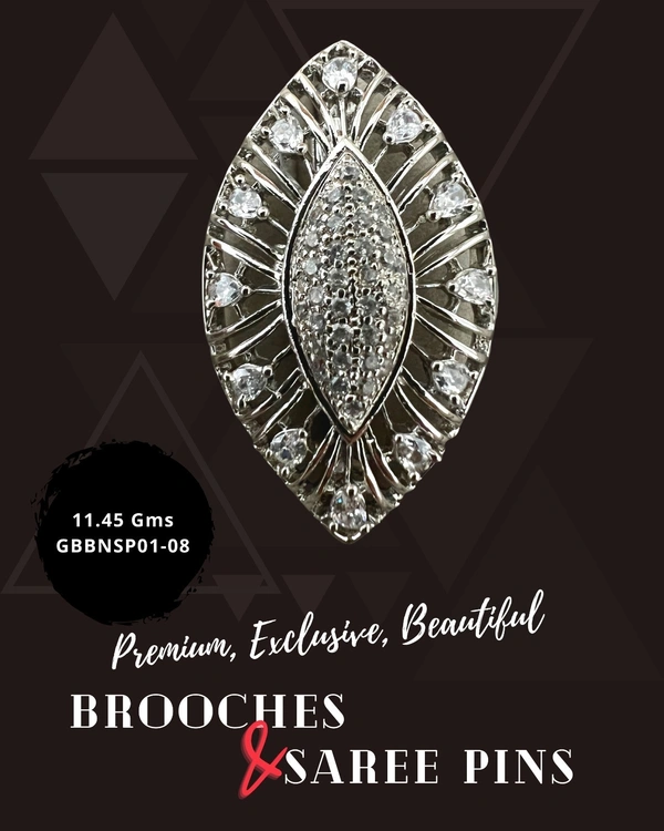 Silver diamonds leaf - 11.45