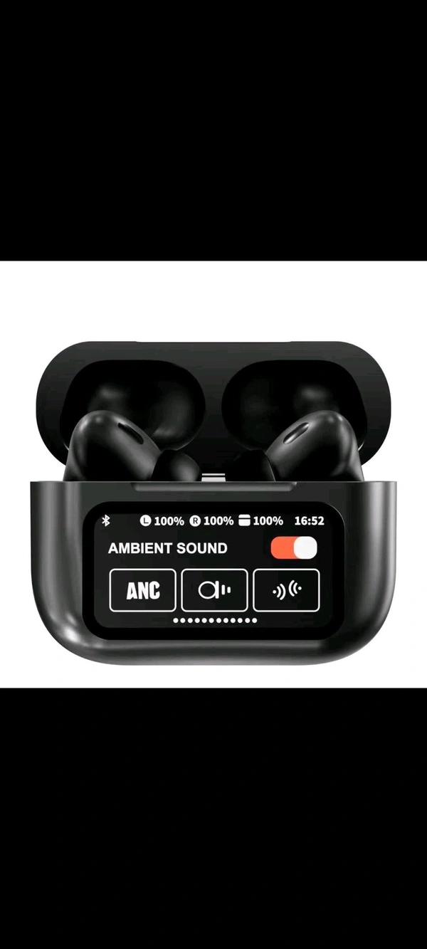 Airpods Pro 2 Display Top Quality ANC WORKING  - White, Black