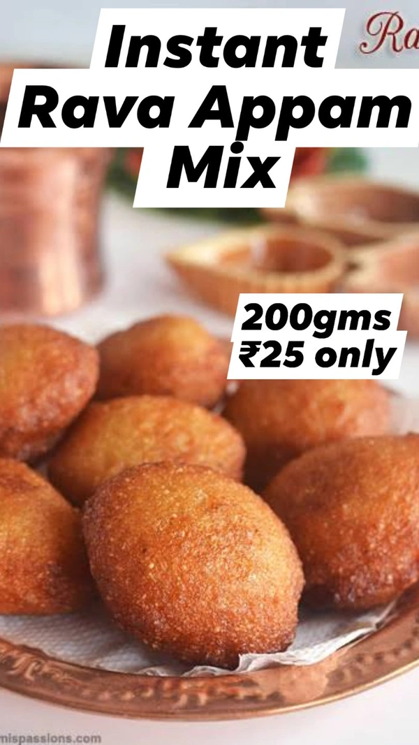 Rava Appam Mix 200gms