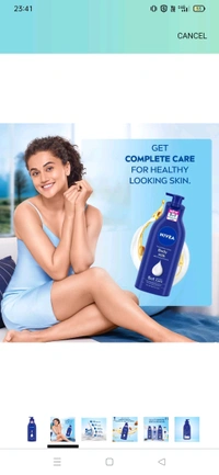 Nivea Body Moisturizer  - Blue, Normal