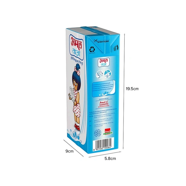 Amul Taaza Homogenised Toned Milk