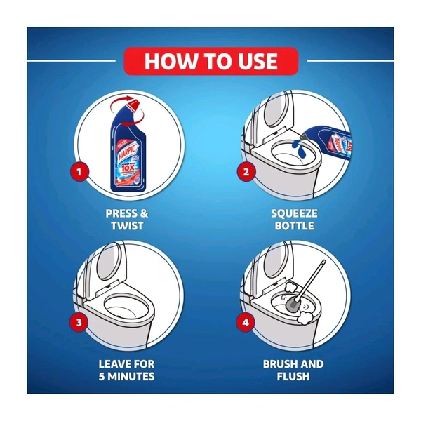 Harpic Disinfectant Liquid Toilet Cleaner - (Original) - 500 ml