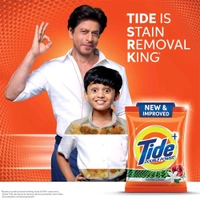 Tide Double Power Jasmine & Rose Detergent Powder  - 4 Kg + 1 Kg Free ( Offer )
