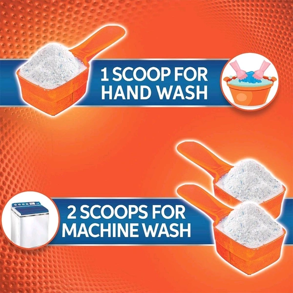 Tide Double Power Jasmine & Rose Detergent Powder  - 4 Kg + 1 Kg Free ( Offer )