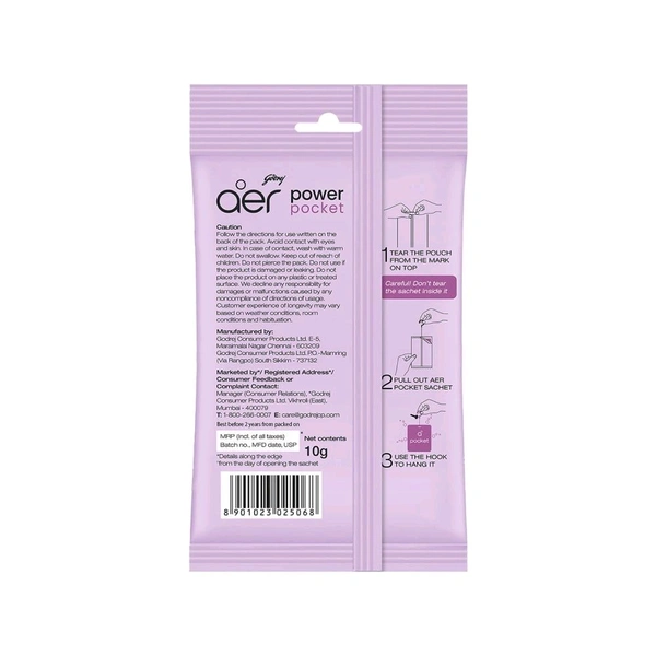 Godrej Aer Power Pocket Berry Rush Air Freshener - 10 g