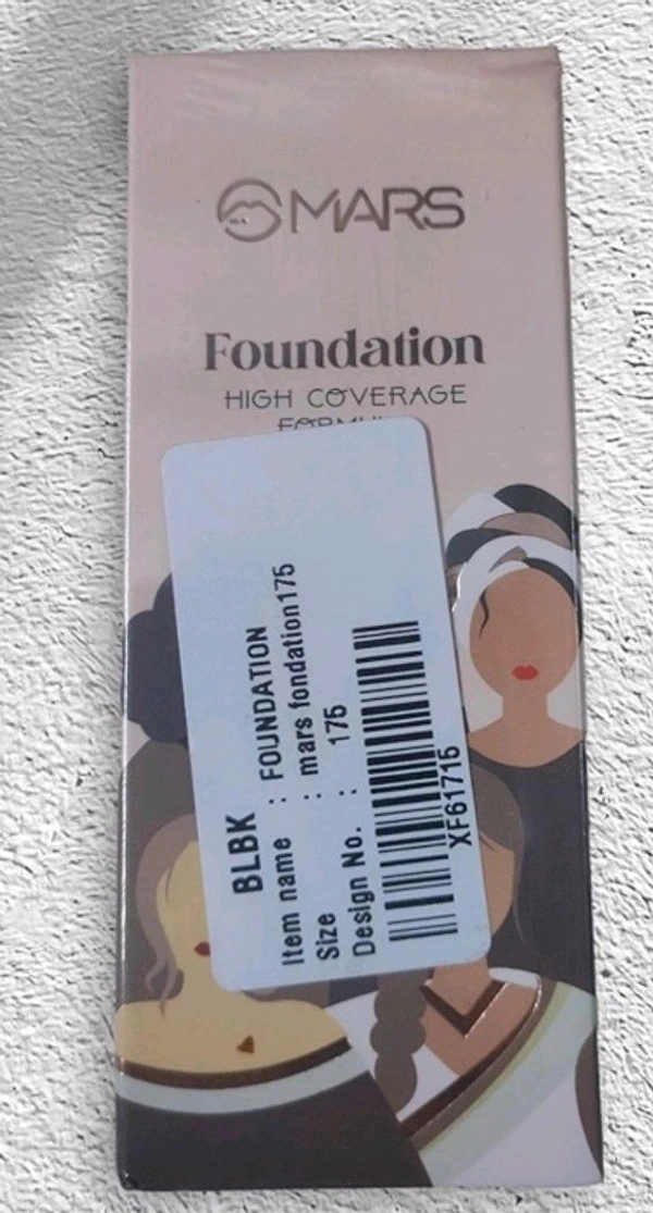 MARS high coverage liquid foundation 02 shade - Regular 40 Ml