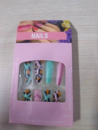 big fake nails (1peice) Random Colour Will Be Given  - Big