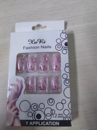 Regular fake nails (1 Peice) Random Colour Will Be Given  - Regular
