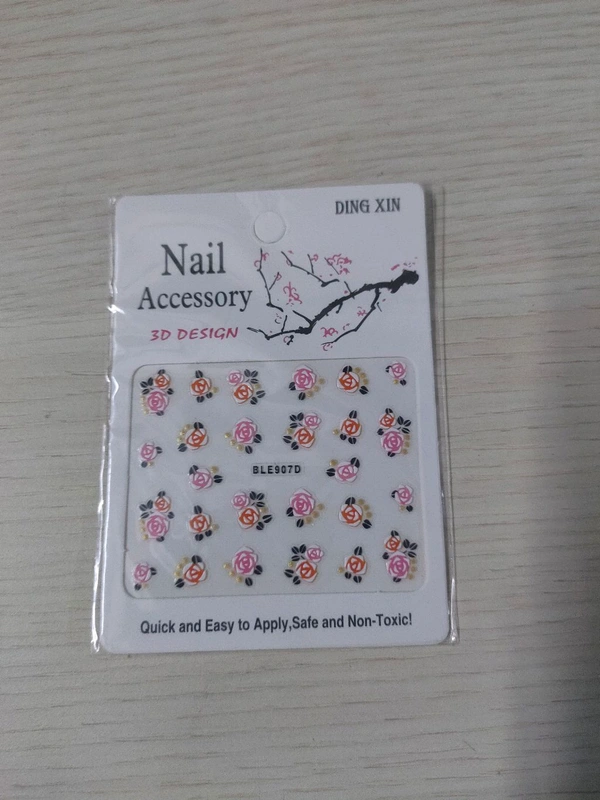 Nail Accesories 3d Design (1peice) Random Design Will Be Given  - Regular