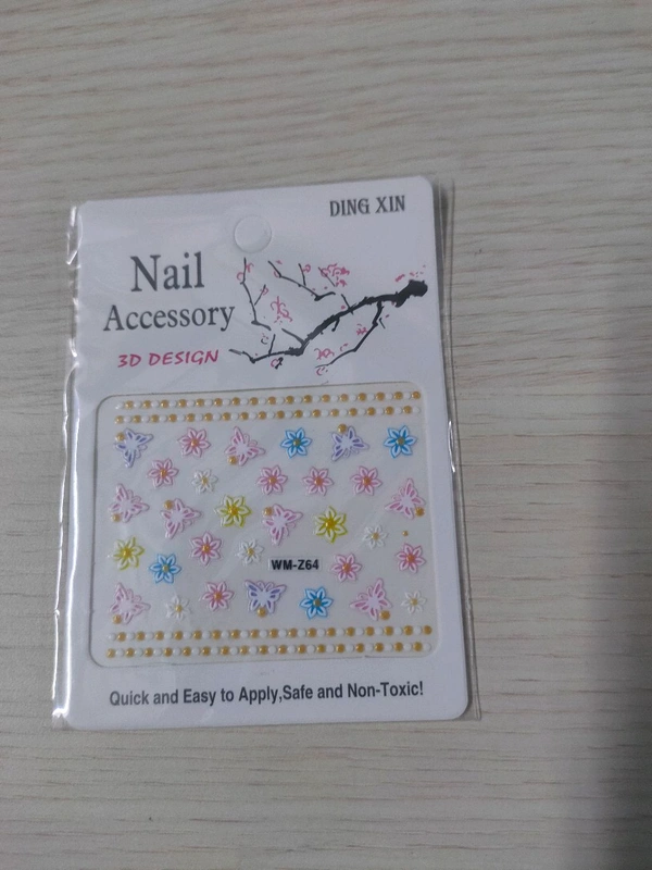 Nail Accesories 3d Design (1peice) Random Design Will Be Given  - Regular