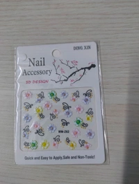 Nail Accesories 3d Design (1peice) Random Design Will Be Given  - Regular