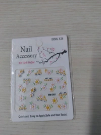 Nail Accesories 3d Design (1peice) Random Design Will Be Given  - Regular