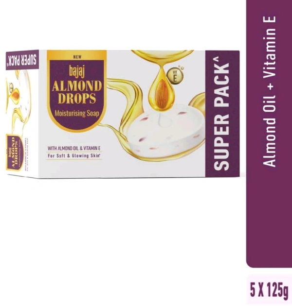 BAJAJ Almond Drops (5×125g) Bars #