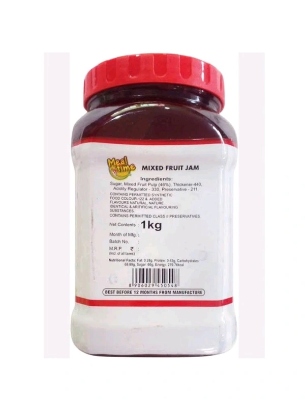 Meal Time Mixed Fruit Jam 1kg / 
