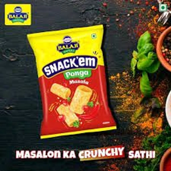 Balaji Snack'em Ponga Masala 25g