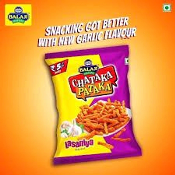 Balaji Chataka Pataka Lasaniya 25g~