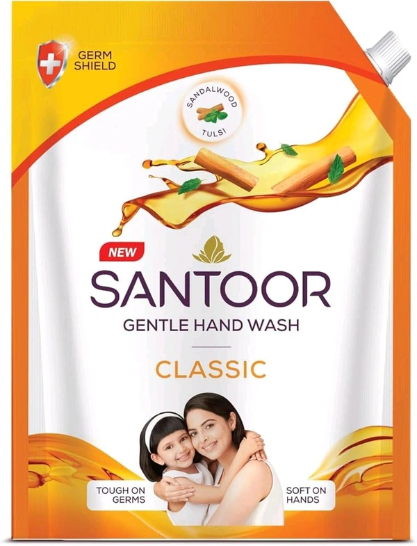 SANTOOR HAND WASH CLASSIC 1.5L*"