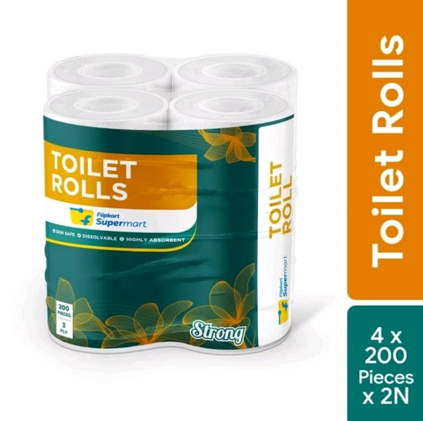 Flipkart Toilet Rolls 4 Rolls*"