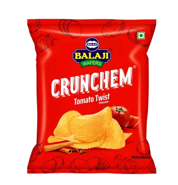 BALAJI WAFERS CRUNCHEM Tomato Twist 30g~"