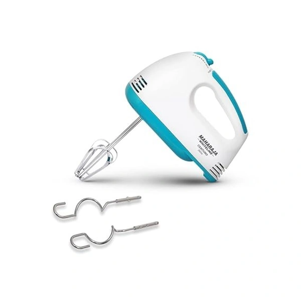 MAHARAJA WHITELINE CENTURO HAND MIXER WITH SS DOUGH HOOKS AND BEATER ATTACHMENT 250 WATT