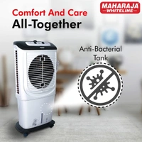 MAHARAJA WHITELINE HYBRID COOL 55Liter DESERT AIR COOLER - White, 60, 118, 45