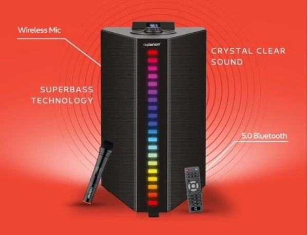 CLARION KACEY 265 BLUETOOTH TOWER SPEAKER 120 Watt