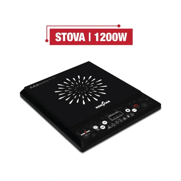 KENSTAR 1200-WATT INDUCTION COOKTOP PUSH BUTTON