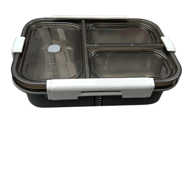 VIRTUE FOOD TIME 3 PARTITION LUNCH BOX