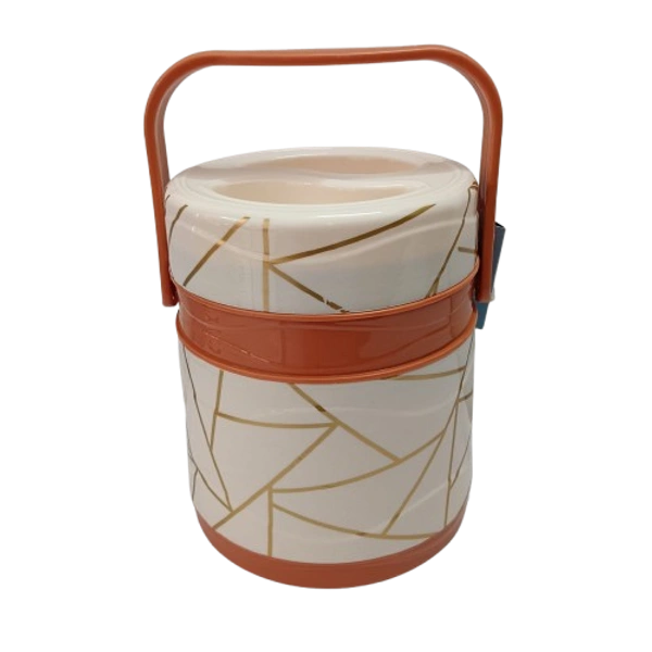 VIRTUE ARMOUR 3 INSULATED TIFFIN WITH 3 STAINLESS STEEL CONTAINERS