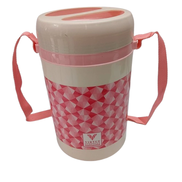 VIRTUE HOT MEAL 4 INSULATED LUNCH PACK WITH 4 STAINLESS STEEL CONTAINERS