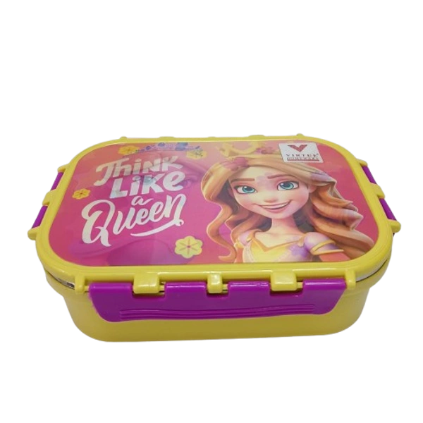 VIRTUE PEEK-A-BOO 2 PCS SET STAINLESS STEEL LUNCH BOX (QUEEN)