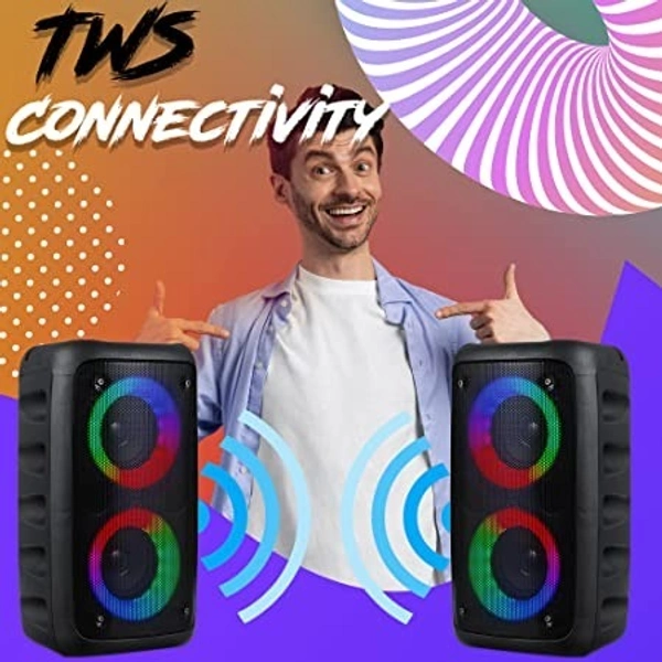 ZOOOK TWIN BLASTER 20W BLUETOOTH SPEAKER - Black