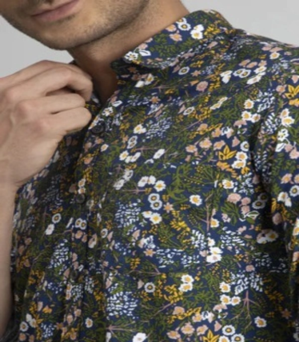 Roman Island ROMAN ISLAND Casual Shirts Full Sleeves Prints CR004 - M