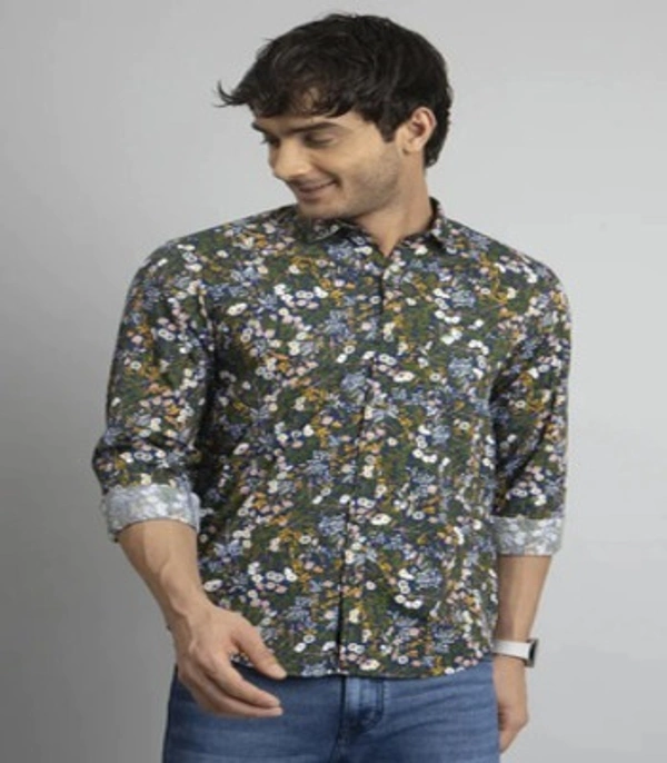 Roman Island ROMAN ISLAND Casual Shirts Full Sleeves Prints CR004 - M