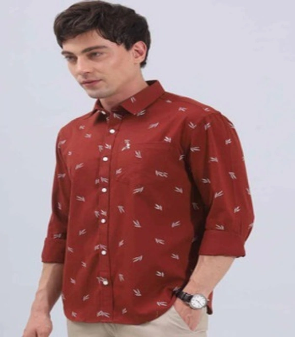 Roman Island ROMAN ISLAND Casual Shirts Full Sleeves Prints CR002 - M