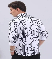 Roman Island ROMAN ISLAND Casual Shirts Full Sleeves Prints CR003 - M