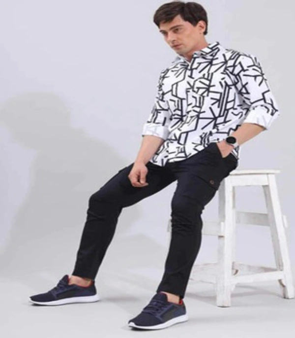 Roman Island ROMAN ISLAND Casual Shirts Full Sleeves Prints CR003 - M