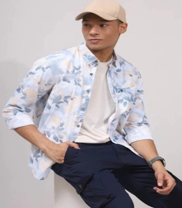 Roman Island ROMAN ISLAND Casual Shirts Full Sleeves Prints CR006 - M