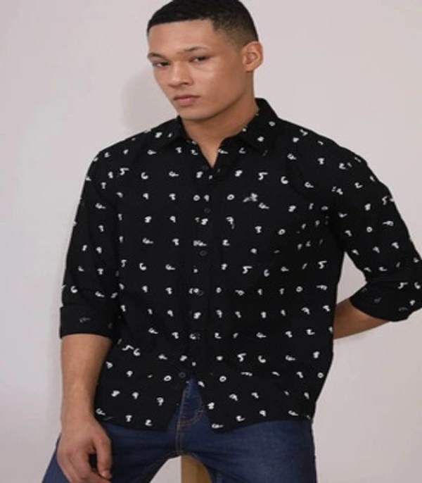 Roman Island ROMAN ISLAND Casual Shirts Full Sleeves Prints CR008 - M