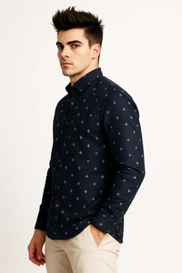 Mr Cuffs MR CUFFS Casual Shirts Full Sleeves Prints CMC002 - L